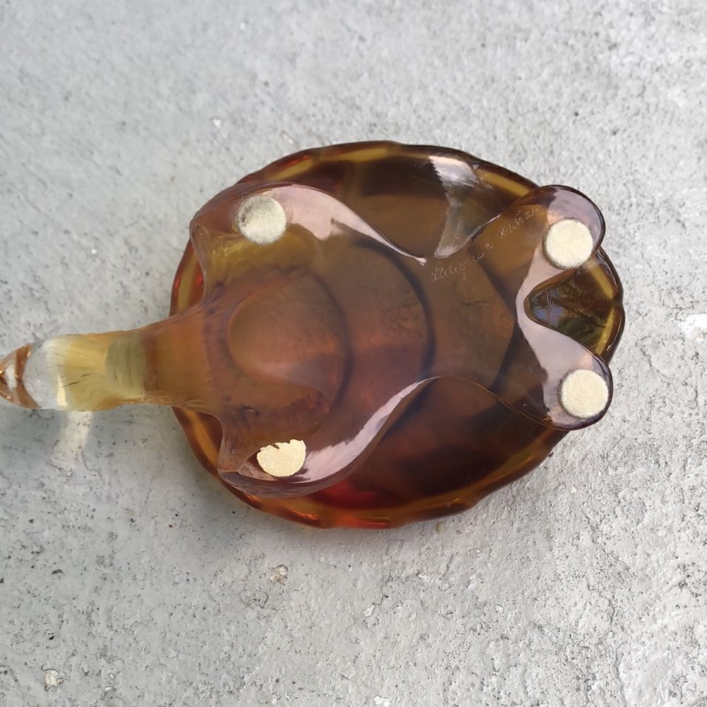 Lalique amber turtle   - Picture 5 of 6